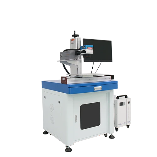 Food Packaging Processing Cabinet Type UV Laser Marking Machine For Plastic Marking