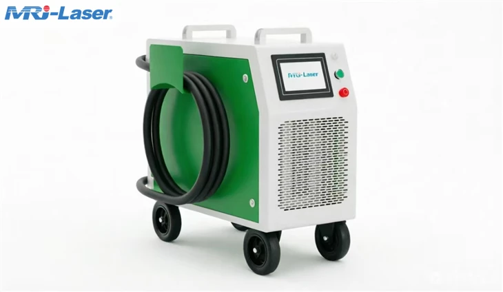 Mesin Pembersih Laser CW Ekonomi Mudah Alih 2000W Penyejukan Udara Untuk Penyingkiran Karat