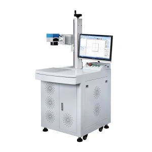 Mesin Penanda Laser Gentian Jenis Meja Untuk Logam 30W