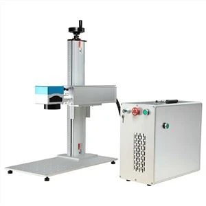 Mesin Ukir Laser Gentian Pemfokus Auto Mudah Alih 20W 30W 50W